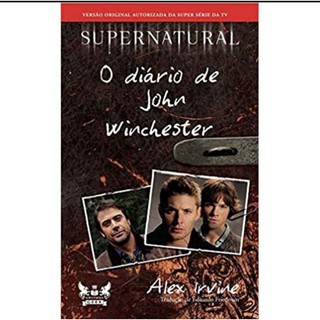 Livro O diário de John Winchester Série Supernatural capa dura novo presente (1)