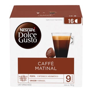 Caixa Nescafé Dolce Gusto - Café Matinal 16 Capsulas