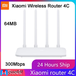 Novo Roteador Xiaomi Redmi 4C Ac2100 2.4ghz 5ghz 2033mbps Gigabit Router 6 Antenas Dual-Core Cpu 128mb Apoio 128 Branco