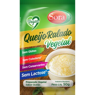 Queijo Ralado Zero Lactose Vegano 50g