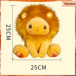 Lion Doll Plush Toy Birthday Gifts for Children Toddlers 25x25cm (6)