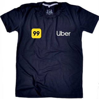 Camisa Para Motorista De Aplicativo Uber 99 Algodão Camiseta