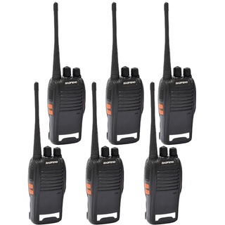 Kit 3 Pares Radio Ht Comunicador Walk Talk Baofeng 777s
