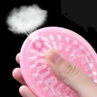 Escova Massageador de Cabelo Cabeça Couro Cabeludo Shampoo Pente Silicone (4)