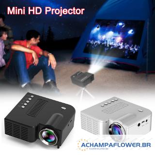 2021 novo projetor/Projetor de Vídeo / Sistema de Home Theater 1080P com Interface USB Mini Projetor Portátil /Led 1080P Home Cinema Projetores De Vídeo projetor (1)