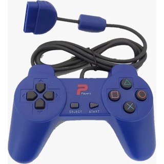 Controle Playstation 1 Ps One Novo Players Azul