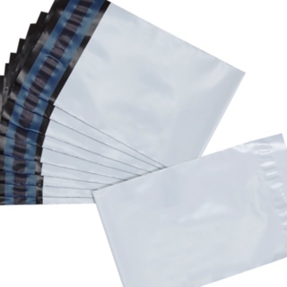 40 Envelope Plástico 19x25 Cm Segurança Branco Com Lacre Correios Sedex 40/50/60/70 Envelopes