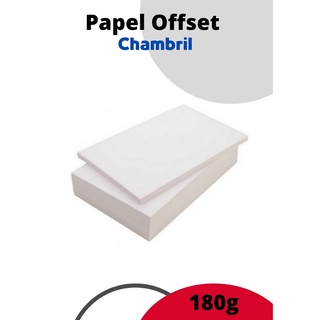 Papel Offset Chambril 180G A4 Branco - 100 Folhas