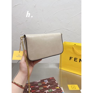 Fendi Clutch Purse for Women, Evening Envelope Clutch Bag, Crossbody Foldover PU Leather Shoulder Handbag (7)