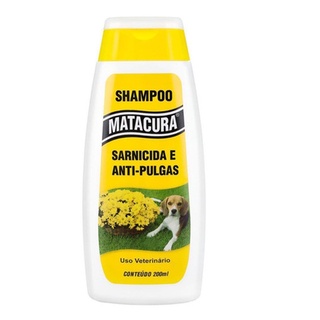 Shampoo Cachorro Sarnicida AntiPulgas MataCura 200ml