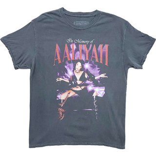 Camiseta Masculina Aaliyah No Vintage / Estampa Gráfica / R & B
