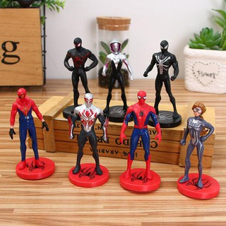 7pcs Conjunto De Figuras De Ação Homem-Aranha / Vingadores / Marvel / Homem-Aranha (1)
