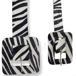 Cinto Feminino Fivela Quadrada zebra Blogueira moda (8)
