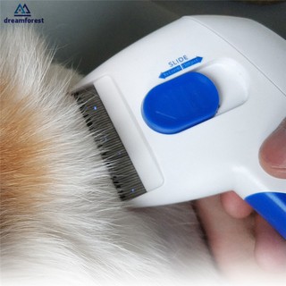 Escova Elétrica p/ Limpeza/Remoção de Pulga/Piolho em Pets/Cães (7)