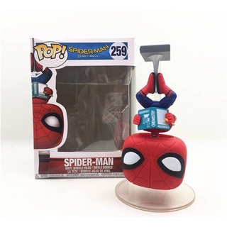 Funko Pop Marvel Avengers Aranha Spiderman Coleção Figura De Vinil Brinquedos Modelo Com Cabeça De Bobble 259