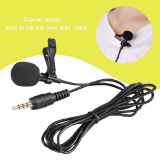 Novo~Microfone de Lapela com Grampo para Gravação em Smart Phone / Fala / Canto (3)