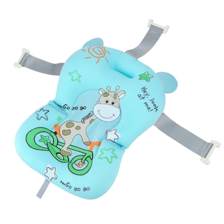 Almofada De Banho Infantil Antiderrapante Para Banho / Banheira De Bebê / Recém-Nascido / Almofada Flexível Azul