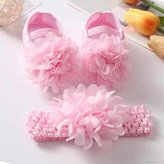 Novo Conjunto De Sapatos De Bebê Fofinhos De Flor Para Menina De Algodão Macio Flats Recém-Nascido Primeira Caminhada (5)