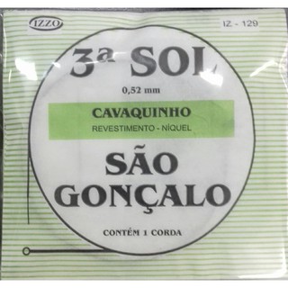 CORDA SÃO GONÇALO AVULSA SOLTA CAVACO 3ª CORDA SOL
