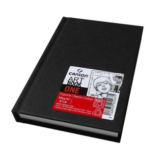 Bloco Sketchbook Canson One 98fls 100g/m2 A6 (10,2cmx15,2cm) (1)
