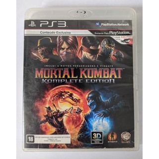 Mortal Kombat komplete Edition PS3 mídia física, a pronta entrega