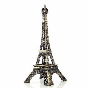 Enfeite Mini Torre Eiffel Metal Paris Decoração 25cm