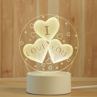 Luminária LED 3D de Mesa / Luz Noturna Presente Criativo / Decoração - Amor, Aniversário, Geométrico, Army, BTS, KPOP, Love, Fofo (7)