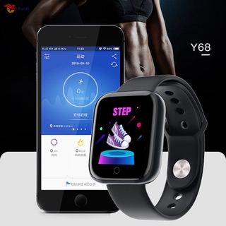 Smartwatch Y68 com Bluetooth e a prova d'água IP67 Bluetooth Esportio com Monitor de Batimentos Cardíacos smart watch (3)