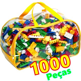 Blocos de Montar 1000 Peças - Brinquedo Infantil Estilo Lego (1)