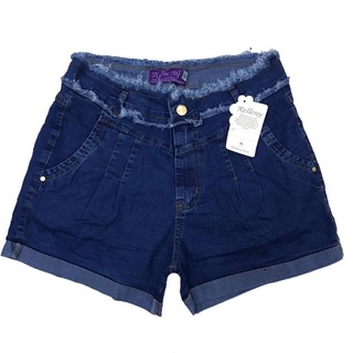 Short Jeans Feminino Plus Size Com Lycra Tamanho Grande 46/54 (4)