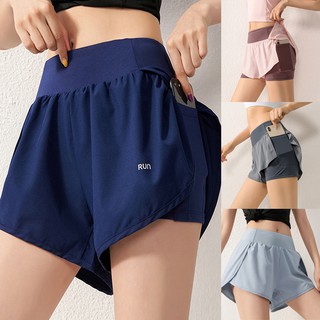 【Sportsangel】Pocket Sports Shorts Women's Sportswear Summer Loose Running Fitness shorts Speed Dry Pants agileswe