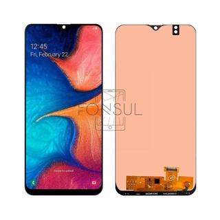 Tela Frontal Touch Display Lcd Galaxy A20 Incell