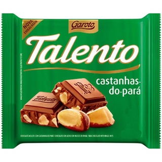 Chocolate Garoto Talento com Castanhas do Pará 25g