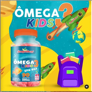 Omega 3 Kids 90 cápsulas 500mg Semprebom