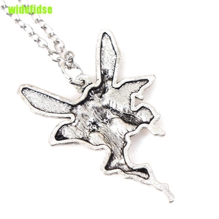 [perfect]Vintage Angel Fairy Pendant Necklace Earrings For Women Punk Goth Jewelry (5)