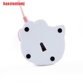 [haostontomj] 3D Hello Kitty Mouse Com Fio USB 2.0 Pro Ratos Ópticos Para Computador PC (5)