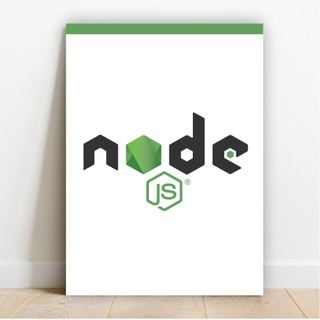 Quadro Placa Decorativa Node.js - Dev - Programação