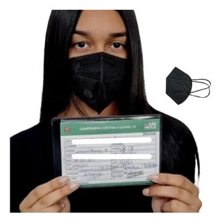 Capa plastica Protetora para cartão de vacinação Covid-19 - dinheiro - e cartão impermeavel