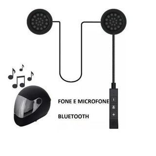 Fone Ouvido Capacete Moto Bluetooth Sem Fio Viva Voz Motoboy