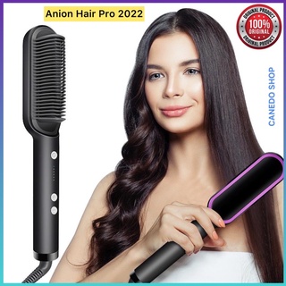Escova Alisadora Anion Hair Pro 3 em 1 ORIGINAL, Secador, Chapinha e Modelador de Cachos Bivolt