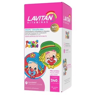 Lavitan Kids Patati Patata Líquido 240Ml Tutti-Frutti