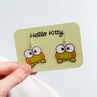 Cartela um par de brincos Hello Kitty Friends - KEROPPI (1)