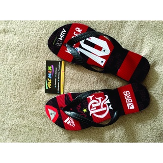 Chinelo Personalizado do Flamengo Com nome MOD-01
