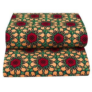 Ankara África Impresso Batik Tecido Real Cera Patchwork Material De Costura Vestido De Arte Acessório 1yard Alta Qualidade 100% Poliéster (5)