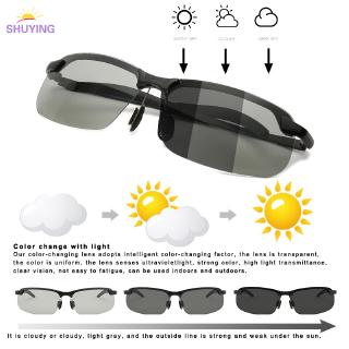 Óculos De Sol De Sol Fotocromico Polarizados Com Proteção Uv Anti Reflexos Moda Para Pesca