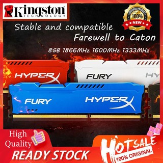 Estoque Pronto Kingston Hyperx Fury 4gb 8gb Ddr3 1600mhz 1866mhz 240pin 1.5v De Memória Dimm Ram Desktop hankoclear.br