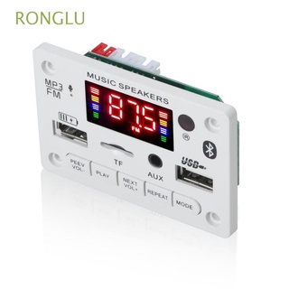 RONGLU 6V 12V Fonte De Alimentação USB Digital Audio Power Placa De Decodificação Sem Fio Bluetooth 5.0 Módulo De Áudio/Multicolor
