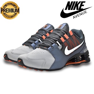 Tênis masculino Nike Shox Avenue molas linha Premium masculino