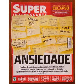 Revista Super Interessante Nº 258 Novembro/2008 Ansiedade