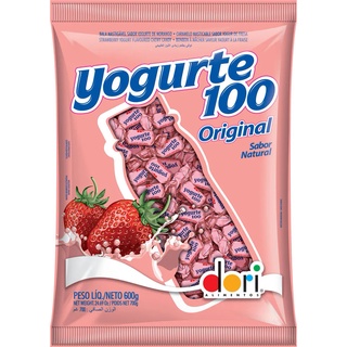 bala Mastigável yogurte 100 Original 600g Dori